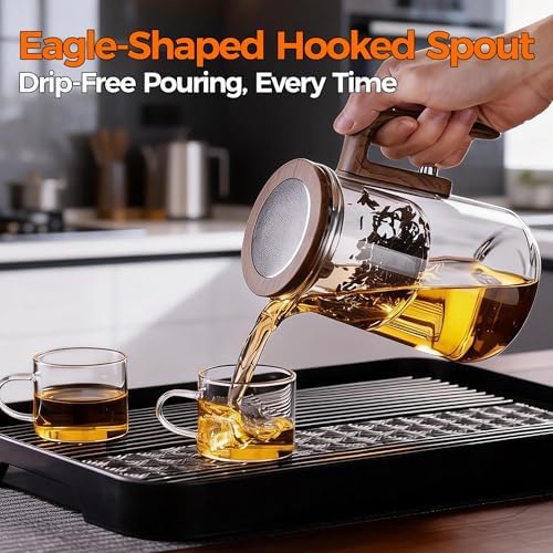 Enchanted Tea Pot with Tea Infuser, Loose Leaf Tea Steeper, 27 oz - Image 6