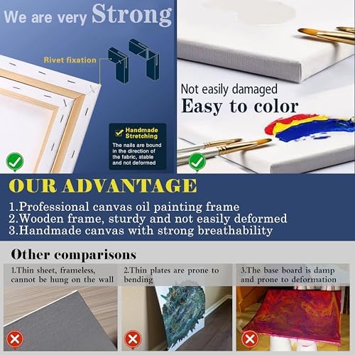 2-Pack 10''x12'' Sip and Paint Kit for Adults (with Easel), Date Night Painting Kits for Adults, Couples, Beginners, and Painting Parties | Ideal for Art Lovers and Creative Fun - Image 3