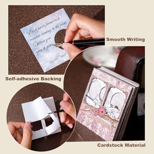 60 Pcs Vintage Photo Frame Stickers for Scrapbooking - Image 3