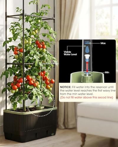2PCS Self Watering Tomato Planter with Trellis - Image 5