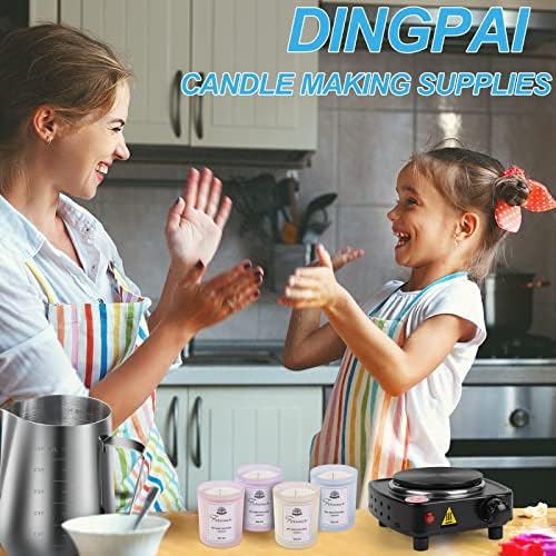 DINGPAI Hot Plate for Candle Making, Black Color Electric Hot Plate - Image 6
