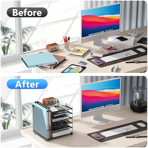 gianotter 6-Tier Paper Organizer With Magazine Holder - Image 2