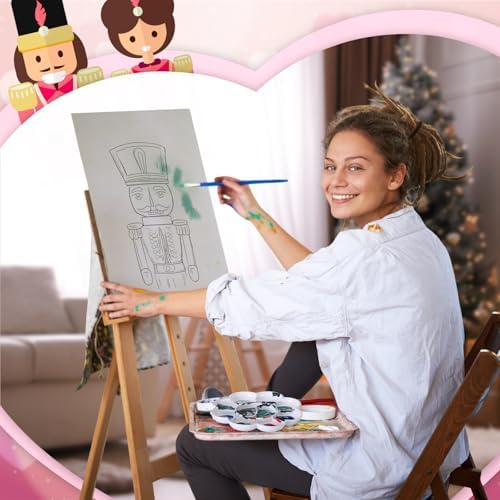 Zhanmai 2 Pack Christmas Sip and Paint Kit for Couples Date Night - Image 6