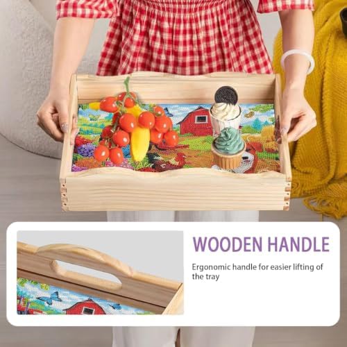 EWJRNSF Farm Diamond Art Tray Gift for Adults Craft Gift Decor 12.2×16.1 in - Image 6