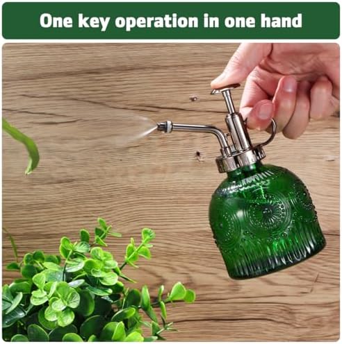 TOYANDONA Plant Mister Spray Bottle Glass Mister for Indoor Plants One-Hand Watering 6.29 X 3.07 X 3.07 in Home Gardening Spray Bottle - Image 4