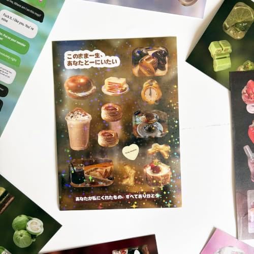 Japanese Sticker Book for Scrapbook Supplies, Cute Stickers for Journaling - Image 4