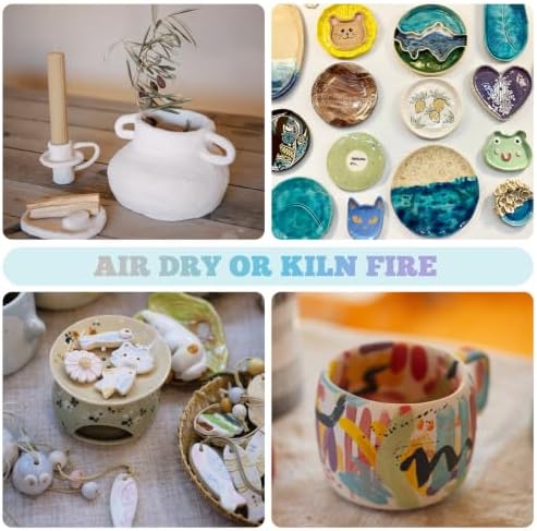 Air Dry Clay Kit 2.2 LBs Modeling Clay with 25pcs Pottery Sculpting Tools - Image 4