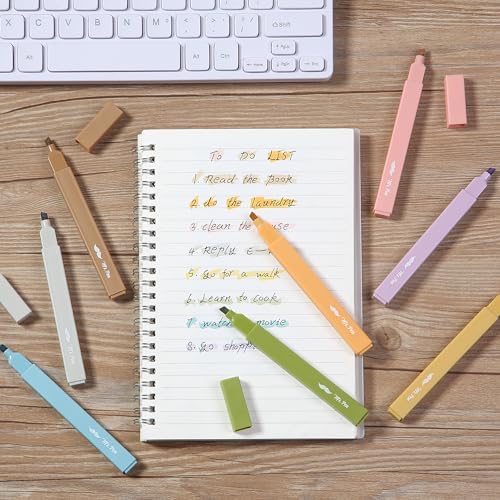 Mr. Pen- Aesthetic Highlighters No Bleed, 8 Pack, Assorted Colors | Chisel Tip, Cute Highlighters Assorted Colors for Journaling, Highlighting, Underlining, Fast Dry, Back to School Supplies - Image 7