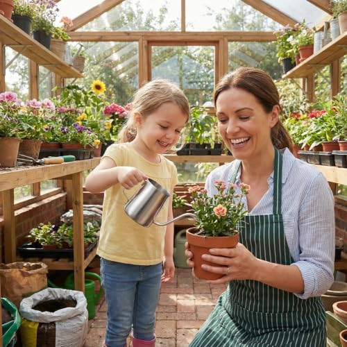350ml Small Watering Can for Indoor Plants, 12oz Mini Plant Watering Pot with Long Spout and Handle, Silver Tiny Stainless Steel Watering-Can for Outdoor Indoor Plants Flower Garden - Image 6