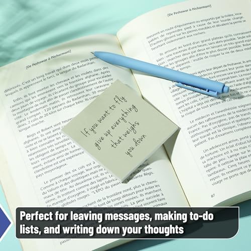 Mr. Pen- Sticky Notes, 3"x3", 12 Pads, 600 Sheets, Greyish Tones - Image 4