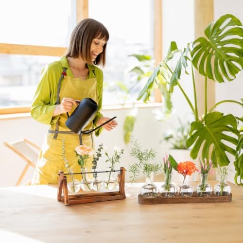 Plant Propagation Station with Wooden Stand, 5 Bulbs - Image 6