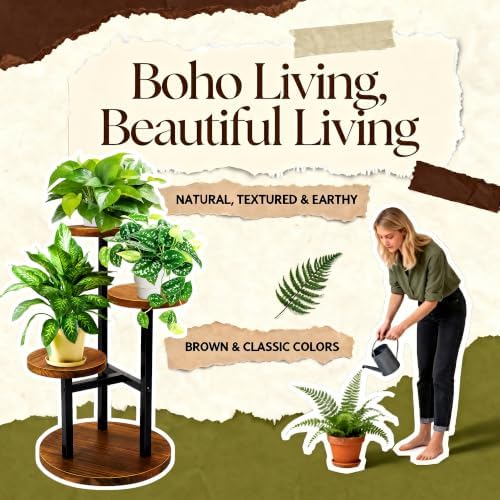 GEEBOBO 3 Tier Plant Stand Indoor - Image 2