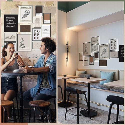 97 Decor Coffee Bar Decor, 12 Pcs Coffee Wall Art Prints, 8x10 Unframed - Image 3