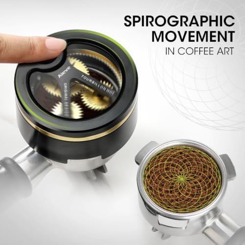 Aieve 54mm Spirographic WDT Tool Espresso, Metal Espresso Distribution Tool - Image 2