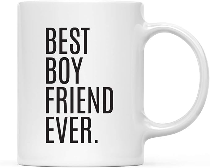 Andaz Press 11oz. Coffee Mug Birthday Gift, Best Boyfriend Ever, 1-Pack