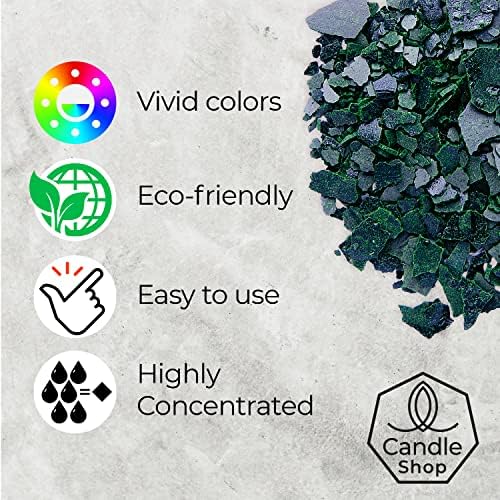 Green Candle Dye 2 oz for Soy Candle Making – Wax Color Chips - Image 2