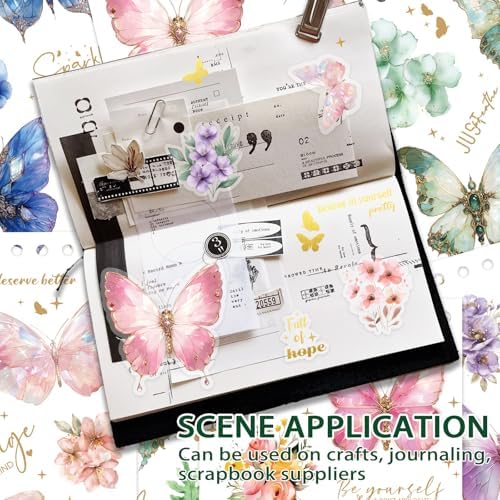 Butterfly Sticker Book 36 Sheets 300+ Pcs Aesthetics Stickers - Image 5