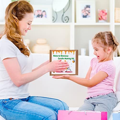 Nafziger 24 Pack 8x8 Inch Beeswax Sheets for Candle Making Kit Starter, Kids & Adults DIY Craft Gift - Image 4