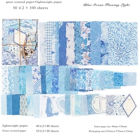 100 Sheets Vintage Scrapbook Papers Journaling Scrapbooking Supplies Kit junk journal supplies Decorative Craft Paper for Planner, Collage Paper Embellishment - Image 4