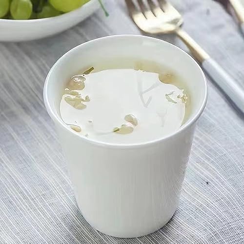 Paper Cup Design Ceramic Mug Eco-Friendly Reusable Cup, Minimalist Home & Office Use (White & 400ml) - Image 3
