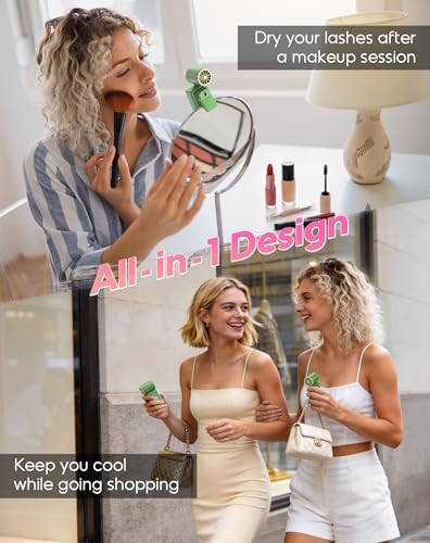 Clip-On Portable Fan for Strollers Travel, Rechargeable Turbo Personal Fan - Image 4