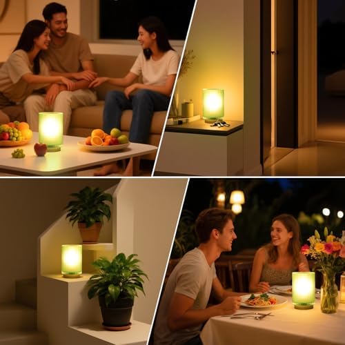 Cordless Table Lamp with Timer, Bedside Lamps with LED Warm Light - Image 6
