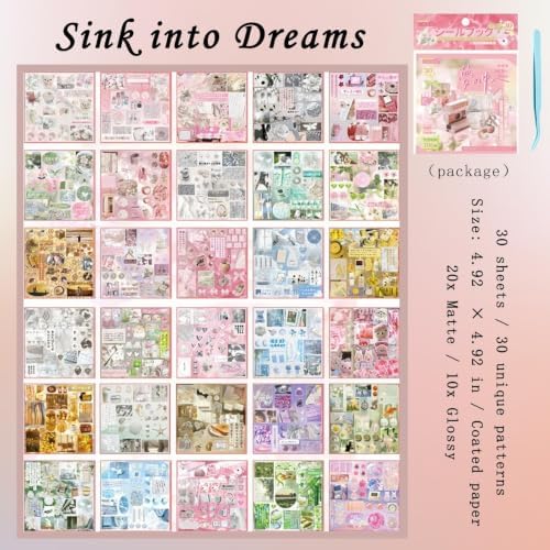 Japanese Stickers for Journal Supplies, Japanese Sticker Book for Scrapbook - Image 2