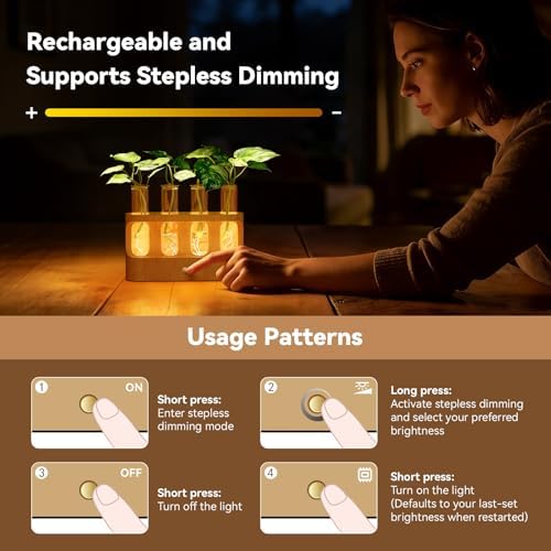 Rechargeable Plant Propagation Station with Stepless Dimming Lights - Image 2