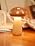 LONRISWAY LED Wooden Mushroom Lamp for Bedroom,Portable Cordless Touch Switch Small Rechargeable Battery Operated Lamp,Stepless Dimming, Night Light for Birthday Gifts - Image 7