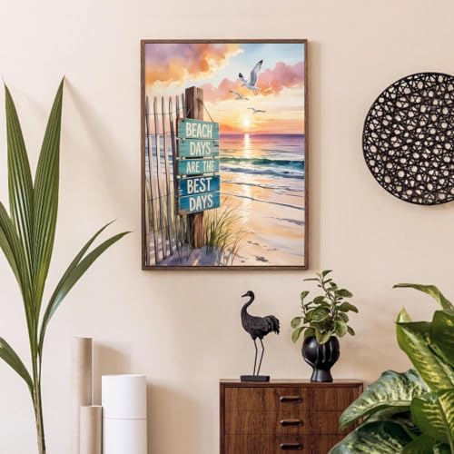 Beach scenery Diamond Art Kits for Adult Diamond Painting Kit for Beginner - Image 3