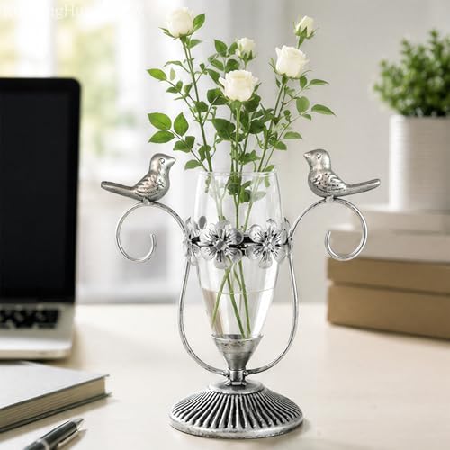 Vintage Hydroponics Glass Propagation Vases for Plants, 8.26"×7.9" - Image 4
