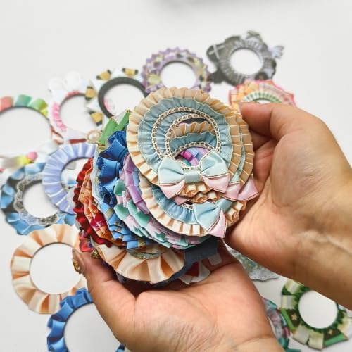 100 Pcs Fabric Aesthetic Scrapbook Stickers, Vintage Ribbon & Lace Style Waterproof Journaling Stickers, Repositionable Floral Stickers for Scrapbooking, Junk Journal, Planner,Water Bottles - Image 2