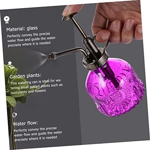 UPKOCH Retro Glass Spray Bottle for Plants Refillable Watering Can Elegant Design for Use Lightweight Portable Watering - Image 6