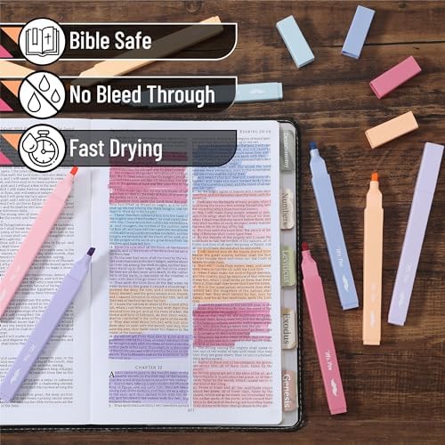 Mr. Pen- Aesthetic Highlighters No Bleed, 8 Pack, Assorted Colors | Chisel Tip, Cute Highlighters Assorted Colors for Journaling, Highlighting, Underlining, Fast Dry, Back to School Supplies - Image 4