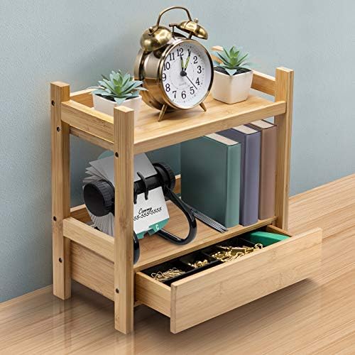 Sorbus Matcha Station Shelf, Bamboo (13" x 6.5" x 12.6", Natural Bamboo) - Image 6
