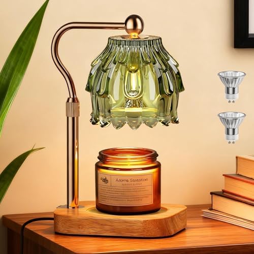 Candle Warmer Lamp with Timer Dimmer - Birthday Gift for Women Mom, Electric Wax Melter Warmer Adjustable Height for Jar Candles Housing Warming Home Decor by Eterfun