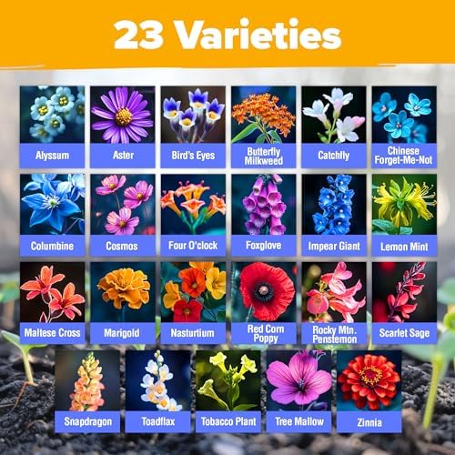 HOME GROWN 23 Wildflower Variety Mix 89,000+ Flower Seeds 2 oz - Image 2