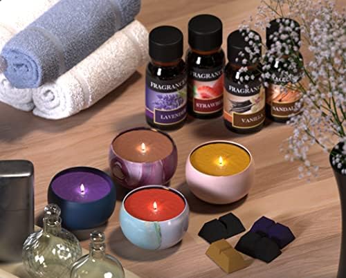 Candle Making Kit - Candle Making Supplies - Soy Wax for Candle Making - Adult Craft Kits - Candle Wax for Candle Making - Wax Melter - Candle Containers for Making Candles - Candle Melting Pot - Image 7