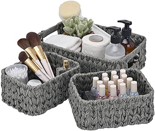 GRANNY SAYS Small Wicker Baskets for Organizing, Wicker Storage Baskets by GRANNYSAYS