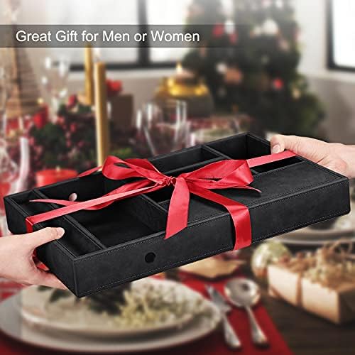 SITHON Valet Tray Desktop Organizer Catchall EDC Tray - Image 7
