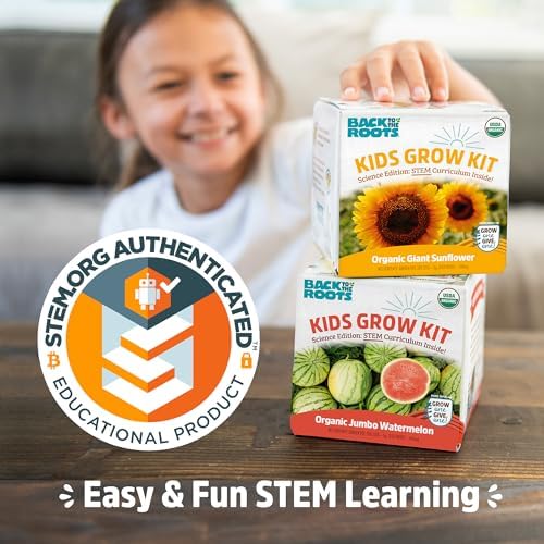 Back to the Roots Kids Science Grow Kit 2ct - Watermelon and Sunflower (Pack of 8) - Image 7