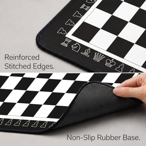 Chess Mouse Pad, 35.4x15.7in Waterproof Extended Desk Mat - Image 5