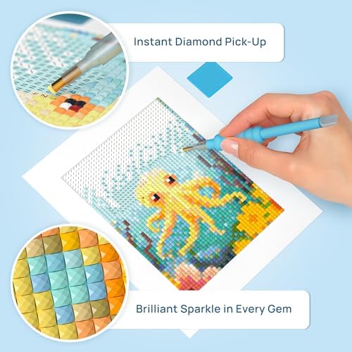 LuwoArte 15 Pack Diamond Painting Kits for Adults – Beach, Summer Vibes & the Sea Breeze – Full Drill DIY Paint Gem Art for Adults – Brilliant 5D Diamond Painting Kit – Relaxing Craft for Wall Décor - Image 4