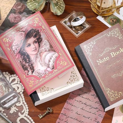 140-Count Vintage Crafting Kit - Aesthetic Supplies for DIY Projects and Journals - Image 3
