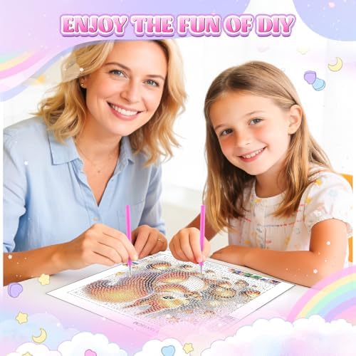 GHHKUD Squirrel Diamond Art Painting Kits for Adults with Frame, Diamond Art Animals Crafts for Ages 4-6-8-12, Easy to DIY Gem Painting Gifts Home Wall Deco 15x15cm (Beautiful Packages) - Image 3