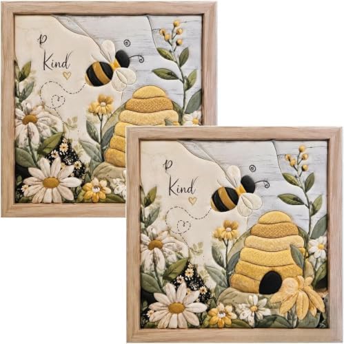 Kinusaiga Fabric Art Kit | DIY 3D Bee Hive Fabric Poke Art Kit for Adults - Image 7