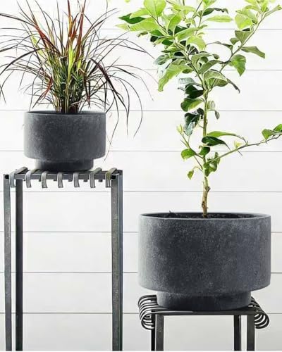 Succulent Pots, 8"+6" Plant Pots, Ceramic Planters for Indoor Plants - Image 5
