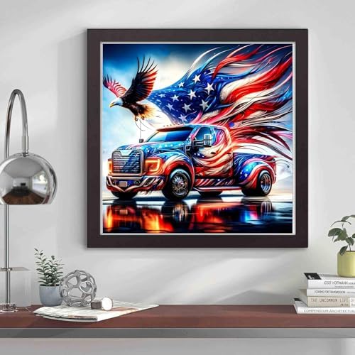 Diamond Art Kits for Adults, Eagle Diamond Art Painting Kits for Adults - Image 4