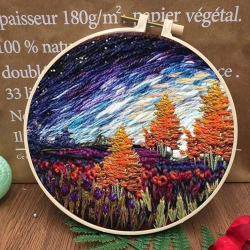 Craft Set for DIY Art Relaxation(Colorful Sky) - Image 4