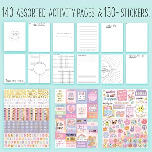 STMT Positivity Journaling Set, Includes Over 1500 Supplies, Self Care, Guided, Daily Journal, Great Gifts - Image 5